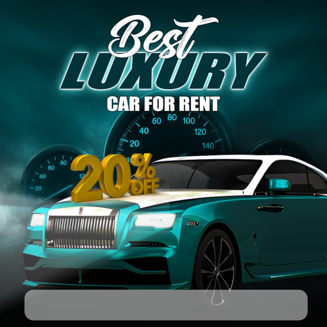 graphic design protflio car sale poster 1